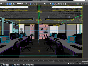 vtc office interiors 3D Model