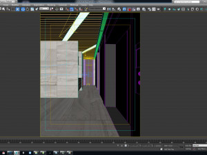 vtc office reception interior 3D 模型