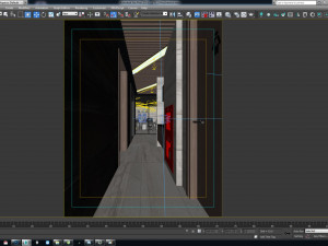 vtc office reception interior 3D 模型