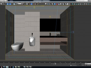 vtc office reception interior 3D 模型