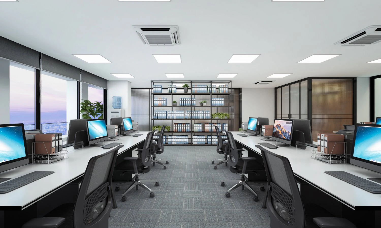 espa&ccedil;o de trabalho do escrit&oacute;rio vtc Modelo 3D .c4d .max .obj .3ds .fbx .stl .blend 
