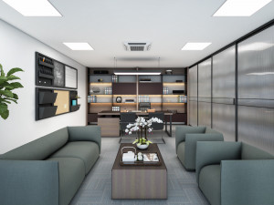 vtc office working space 3Dモデル