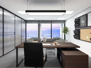 espa&ccedil;o de trabalho do escrit&oacute;rio vtc Modelo 3D