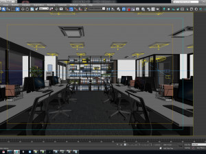vtc office working space 3Dモデル
