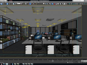 vtc office working space 3Dモデル