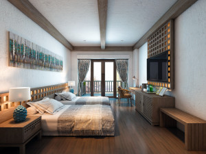 aq hotel room t2 3D Model