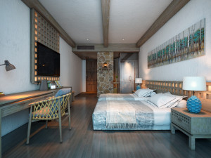aq hotel room t2 3D Модель
