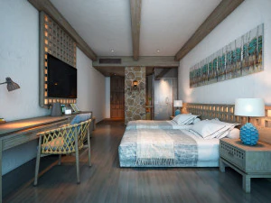 aq Hotelzimmer T2 3D Modell