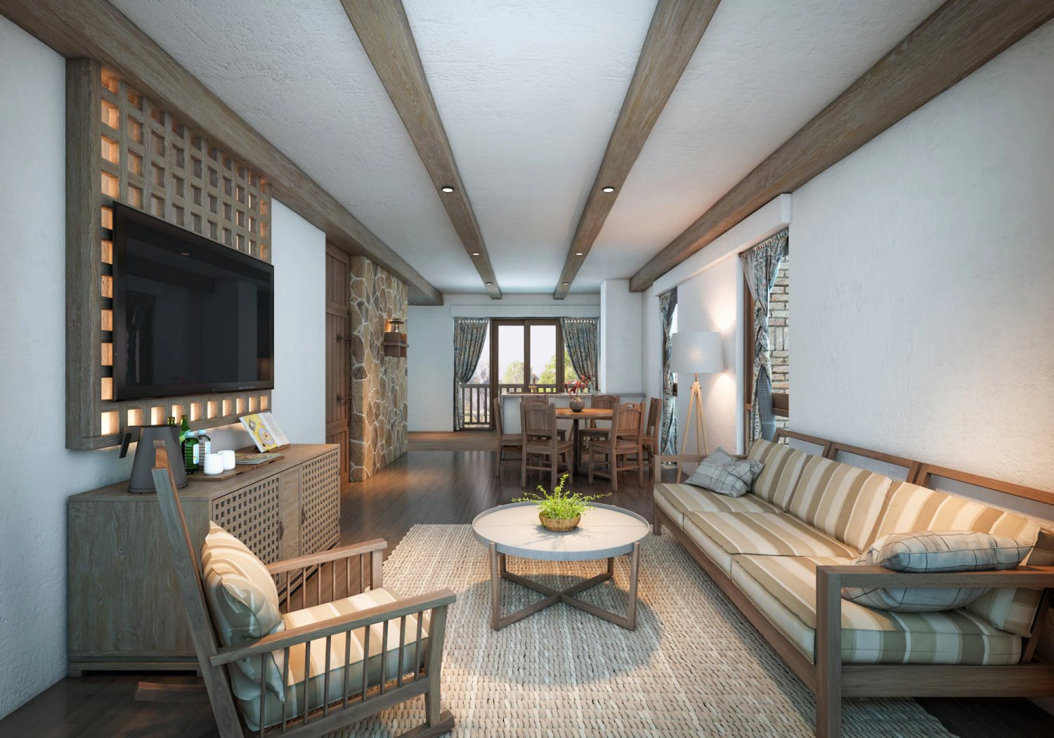 aq hotel room t3 3D Model .c4d .max .obj .3ds .fbx .stl .blend