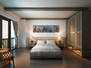 aq hotel room t3 3D Model