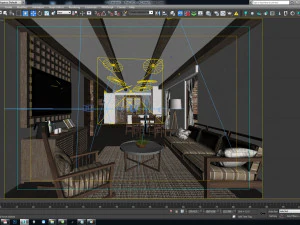 aq hotel room t3 3D Model