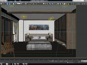 aq hotel room t3 3D Model