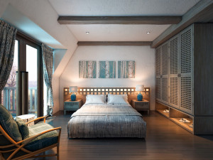aq hotel room t4 3D Model
