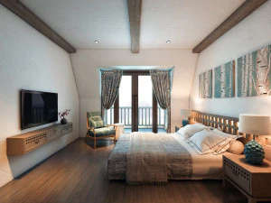 aq hotel room t4 3D Model