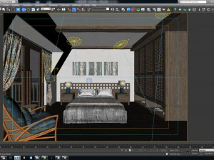 aq hotel room t4 3D Model