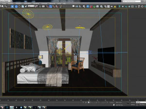aq hotel room t4 3D Model