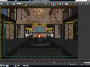 aq rustic restaurant Modello 3D
