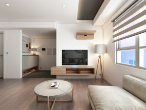 m apartment interior Model 3D