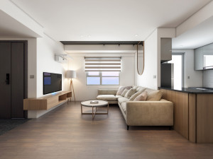 m apartment interior Model 3D