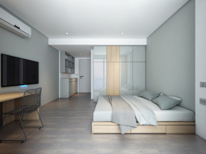 m apartment interior Model 3D