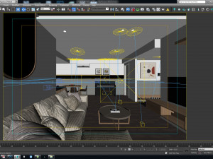 m apartment interior Model 3D