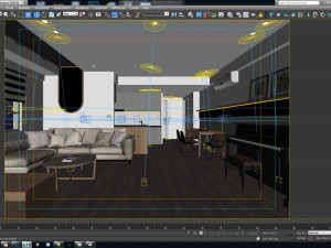 m apartment interior Model 3D