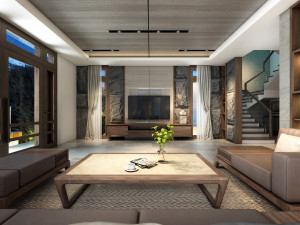 aquy livingroom interior 3D Model