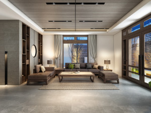 aquy livingroom interior 3D Model