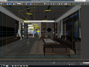 aquy livingroom interior 3D Model