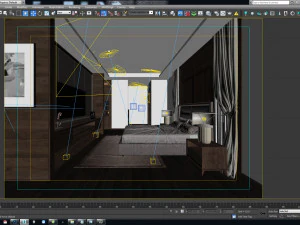 aquy master bedroom 3D Model