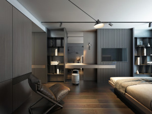 aquang 2 bedrooms 3D मॉडल
