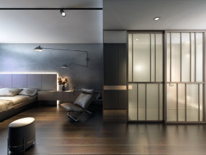 aquang 2 bedrooms 3D मॉडल