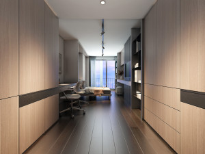 aquang 2 bedrooms 3D मॉडल