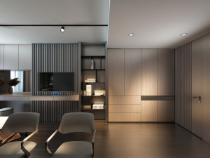 aquang 2 bedrooms 3D मॉडल