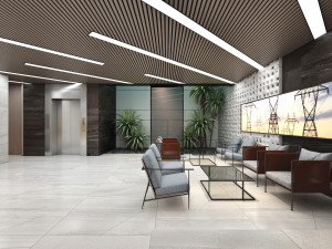 vtc office reception 3D-Modell