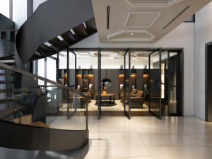 livingroom interior design vtc Model 3D