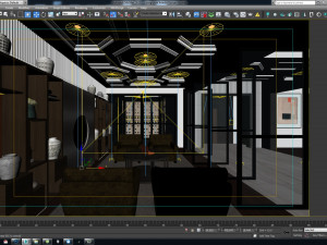 livingroom interior design vtc Model 3D