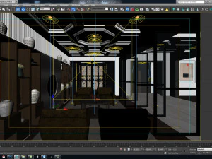 livingroom interior design vtc 3D Model