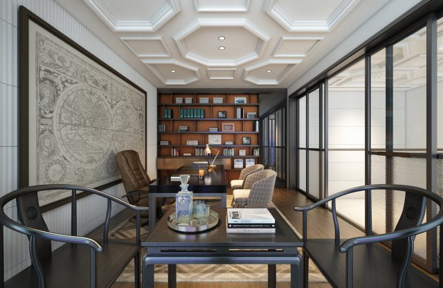 master bedroom interior design vtc Model 3D .c4d .max .obj .3ds .fbx .stl .blend 