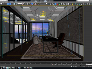 master bedroom interior design vtc Model 3D