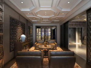 livingroom interior design vtc2 3D Model