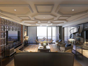 livingroom interior design vtc2 3D Model