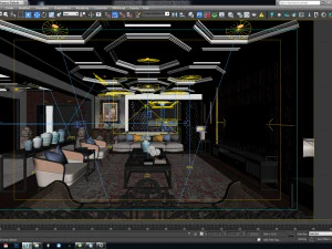 livingroom interior design vtc2 3D Model