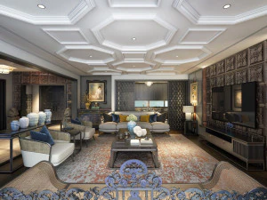 livingroom interior design vtc2 3D Model