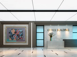 B&uuml;rolobby 01 3D Modell