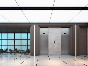 B&uuml;rolobby 01 3D Modell