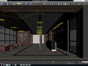 B&uuml;rolobby 01 3D Modell