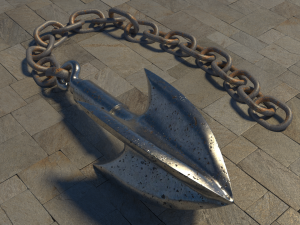 anchor chain Modelo 3D