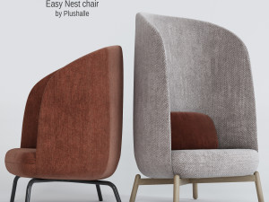 easy nest chair by plushalle 3D 모델