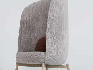easy nest chair by plushalle 3D Model